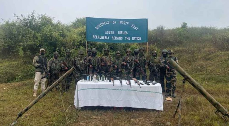 Weapons recovered, bank looted: Manipur Police