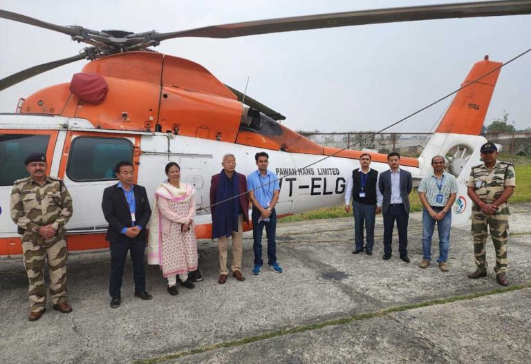 Biren launches Jiribam-Tamenglong Helicopter passenger service