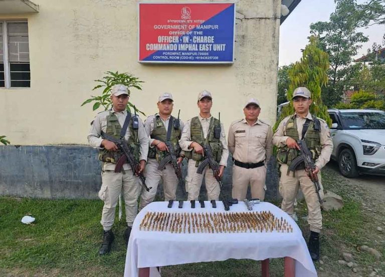 Huge cache of arms, Amos recovered in Imphal