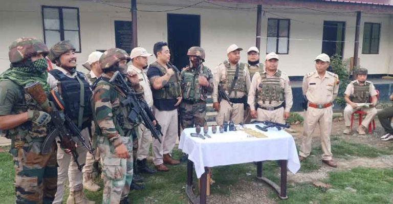 Arms, Amos, bombs recovered in Imphal