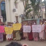 Distressed teachers continue protest on silent mode
