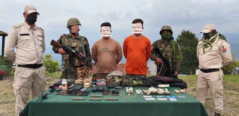 Two militants arrested