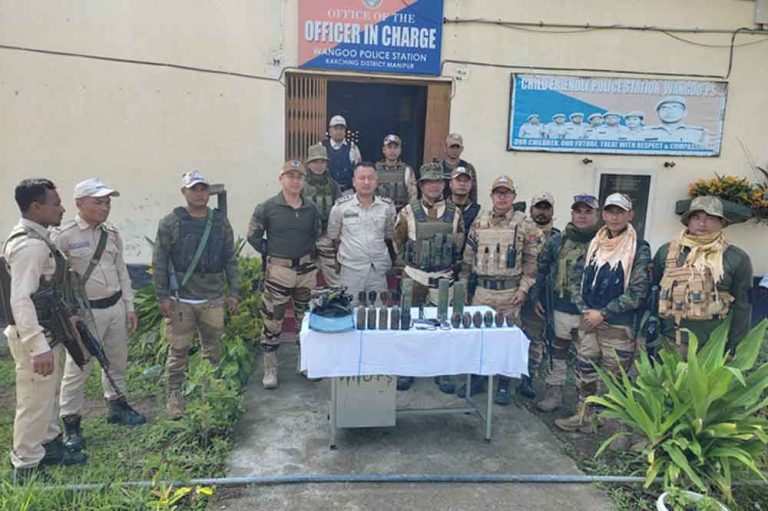 Security forces continue operations in Manipur, weapons recovered