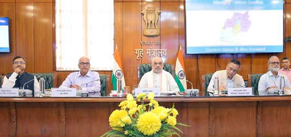 Union Home minister Amit Shah chairs high-level meeting to review security situation of Manipur