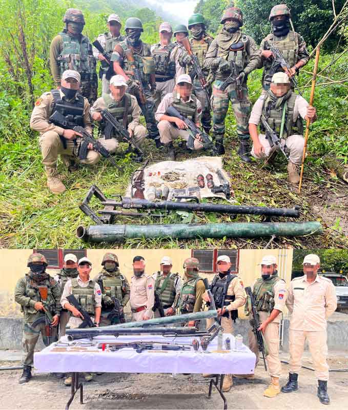 Army intensifies operation in Manipur, recovers arms cache