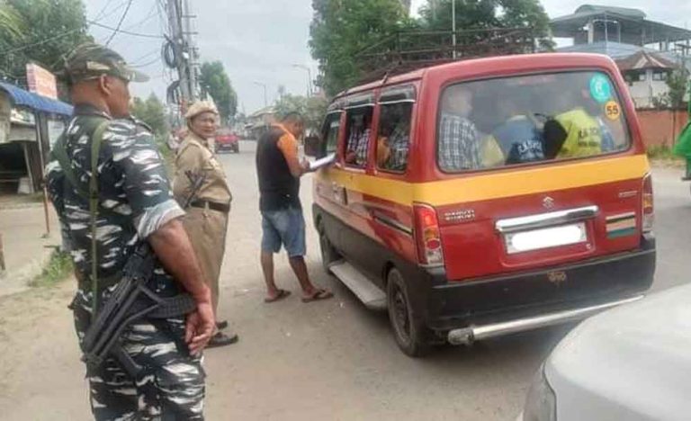 Drive against school vehicles with excess capacity taken up in Manipur