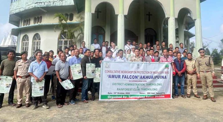 Consultative Workshop on Protection of Migratory Bird Amur Falcon Held in Tamenglong