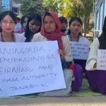 GP Women’s College students protest bomb threat