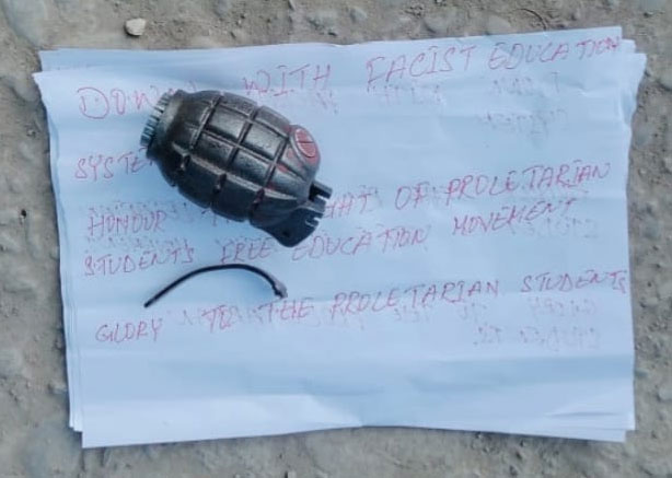 Bomb found at GP Women’s college gate, Khangabok people caution to boycott