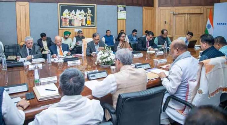 16th Finance Commission team discusses with CM Biren on Fund Utilisation