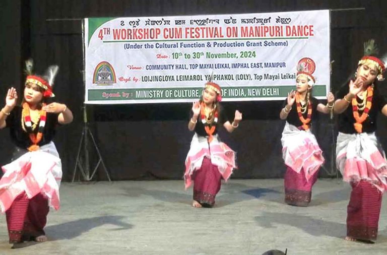 4th Manipuri dance workshop-cum-festival concludes with vibrant cultural flavor