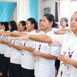 Nursing students take oath