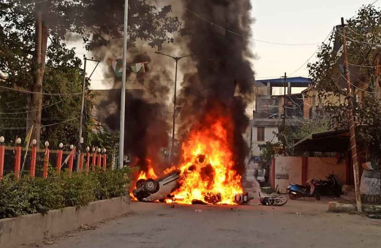 Mobs attack MLA residences, curfew clamped in valley districts of Manipur