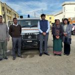 New Ambulance handed over to Churachandpur Medical department