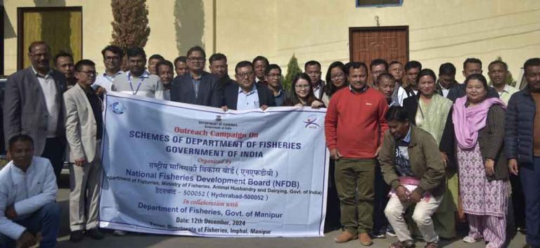 Outreach Campaign on Fisheries Schemes conducted in Imphal