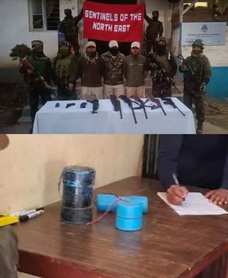 Arms explosives recovered in Kuki-Zo dominated areas of Manipur