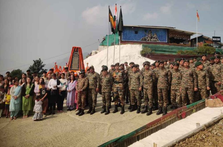 Veer Naris visit Tupul landslide site, honours fallen Heroes